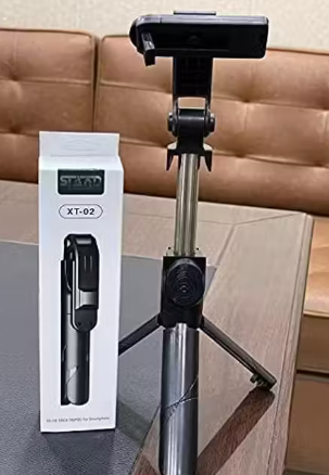 70cm Extendable 3 in 1 Selfie Stick Tripod with Bluetooth Remote Included and Rotatable
