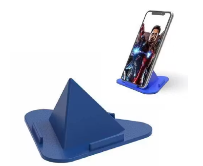 Panchanan's Portable Three-Sided Triangle Desktop Stand Mobile Paradise Universal Phone Pyramid Shape Holder Desktop Stand (Multi color) (Pack of 5)Mobile Holder