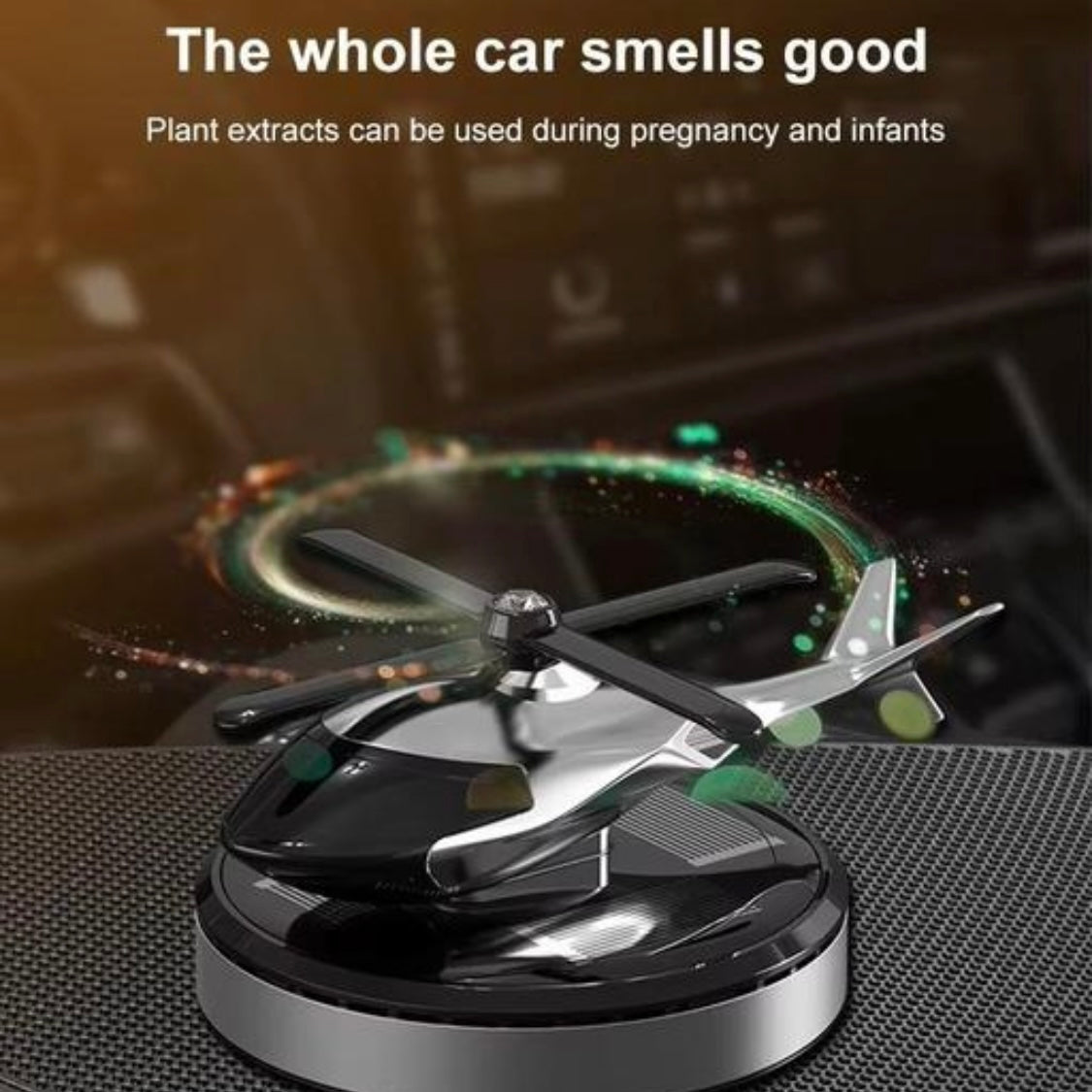 Helicopter Solar Powered Car
Perfume Auto Rotation Fan with Aroma Oil | Car Accessories, Car Air Freshener Diffuser/Dispenser For Car Dashboard Random Multicolor Provide