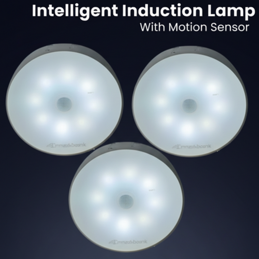 Motion Sensor Light, USB Charging LED Nightlight, Wireless Sensor Wall Light for Hallway, Wardrobe, Basement, Cupboard, Garage Bedroom, Toilet, Car (Motion Sensor Pack of 3 Cool White)