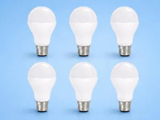 Eco Friendly 9W LED Bulb White colour Light - for Home use Pack of 6pc.